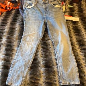 Stacked skinny jeans